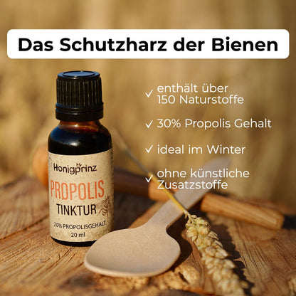Propolis Tinktur 20% Propolis 3 x 20ml Vorteilspack - Honigprinz